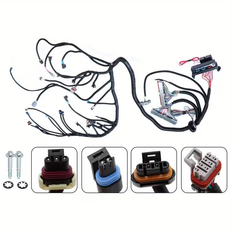 1997-2006 LS SWAPS DBC 4.8 5.3 6.0 Wiring Harness Stand Alone LS1-4L60E For Generic Drive by Cable
