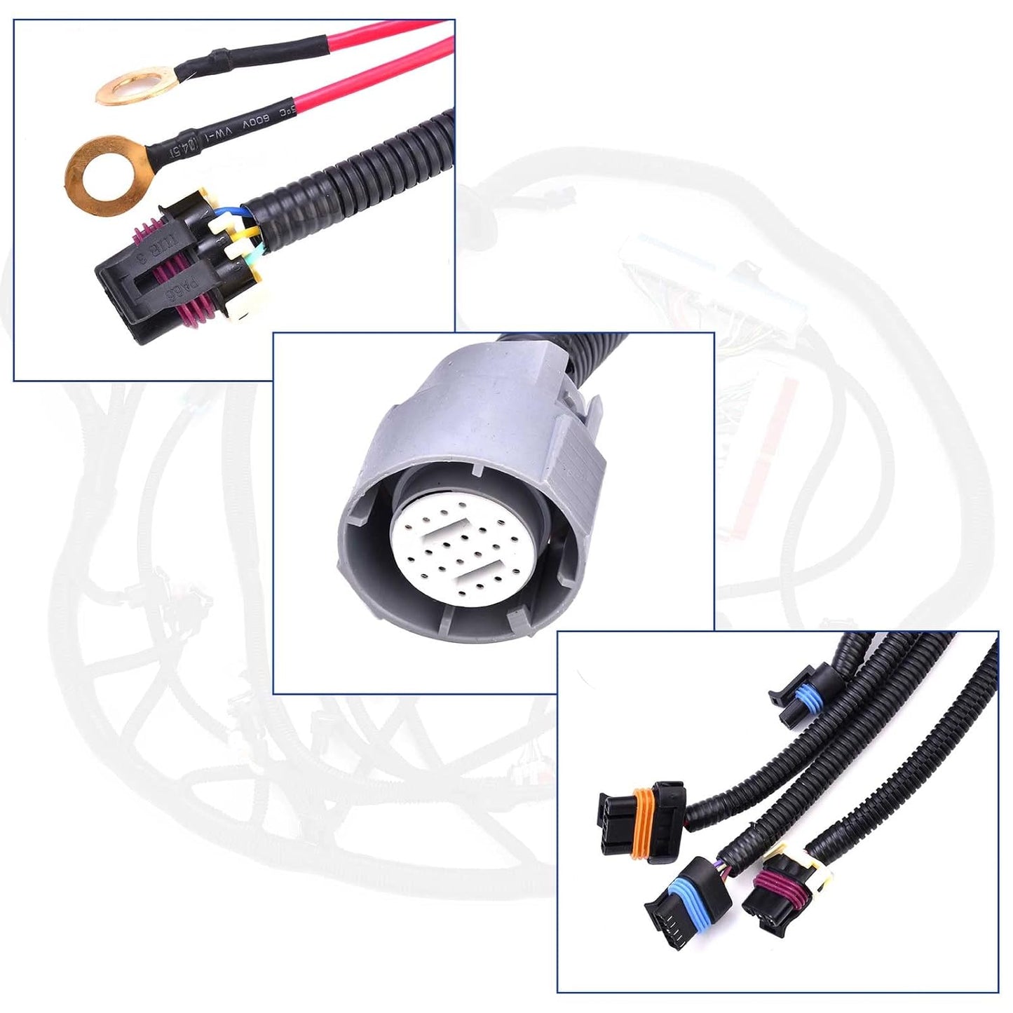 1997-2006 LS SWAPS DBC 4.8 5.3 6.0 Wiring Harness Stand Alone LS1-4L60E For Generic Drive by Cable