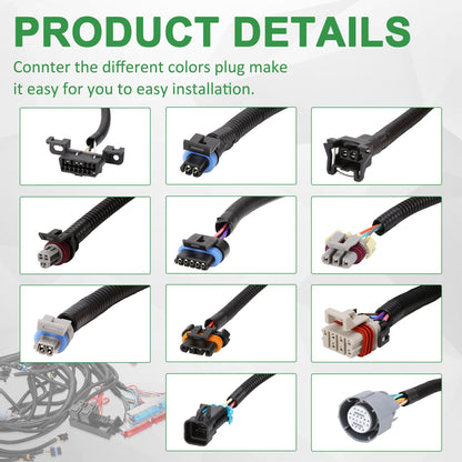 1997-2006 LS SWAPS DBC 4.8 5.3 6.0 Wiring Harness Stand Alone LS1-4L60E For Generic Drive by Cable